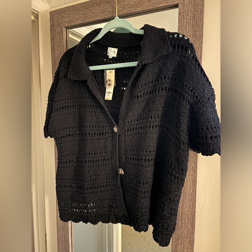 Crochet Collared Blouse